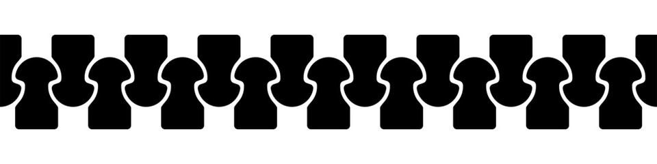 Zipper pattern. Zipper seamless pattern © DOBRYI VECHIR STUDYA