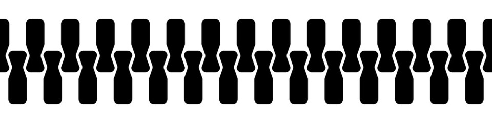 Zipper pattern. Zipper seamless pattern © DOBRYI VECHIR STUDYA