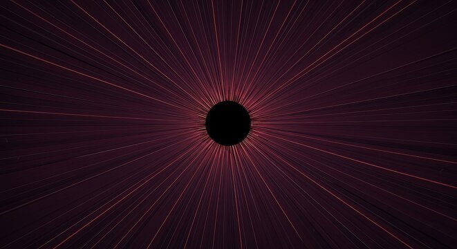 Digital warp field showing extreme spatial collapse. A fractal geometric plane bends inward, creating an impossible and surreal tunnel structure, abstract art, perspective, background