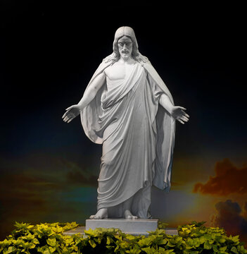 Public Display of Christus Statue in LDS Visitor Center Representing Jesus the Savior of the World Jehovah