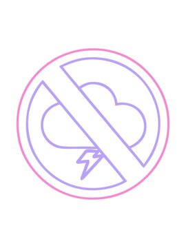 jiggle motion animation of line drawing cartoon of a weather warning sign icon