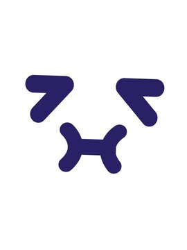 jiggle and pause animation of nauseous face icon