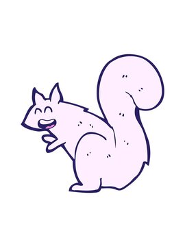 pixelize effect animation of squirrel cartoon