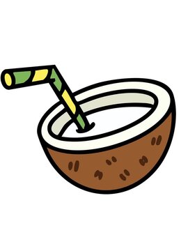 shaking motion animation of brazilian cocoloco brazilian cocktail