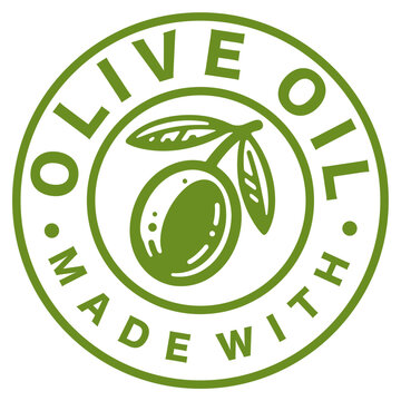 Made With Olive Oil Round Lab...