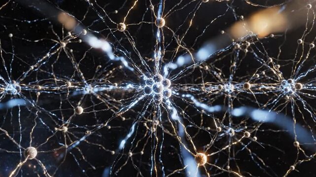 Abstract Neural Network Visualization of Synaptic Connections.