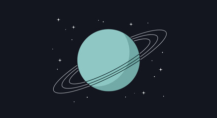 Saturn Planet with Ring System 8. © Untung