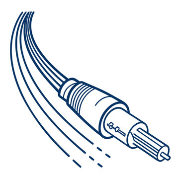 Audio cable with rca connector