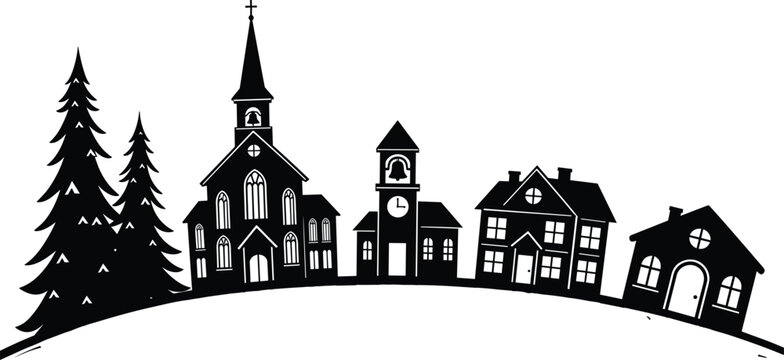 Small Town Silhouette Images – Browse 37,819 Stock Photos, Vectors, and ...
