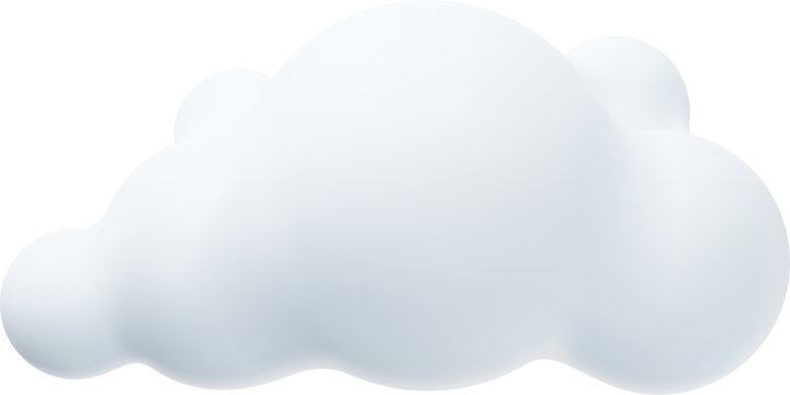 3d white clouds