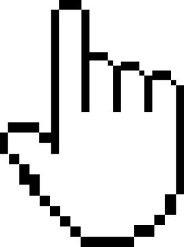 Hand cursor finger