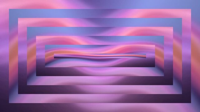 Abstract Geometric Shapes Animation.