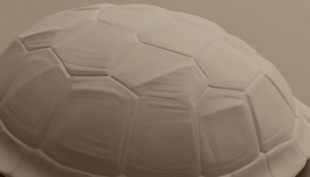 Close up of a turtle shell pattern with geometric shapes.