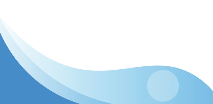 Light blue soft wave gradient smooth minimal abstract background design