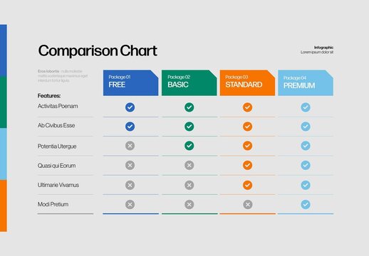 Comparison Chart Infographic Template