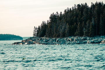 Landscape of Atlantic Ocean with rocky coastline © Pábitel Photography
