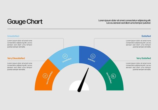 Guage Chart Infographic Template