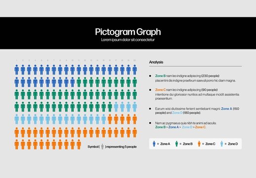 Pictogram Infographic Template
