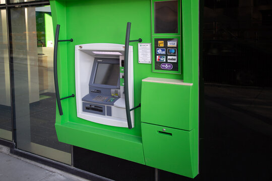 Toronto, Canada, February 2, 2026: TD Canada Trust bank, located in the Toronto business and financial center