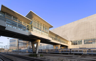 Israel, Lod train station platform