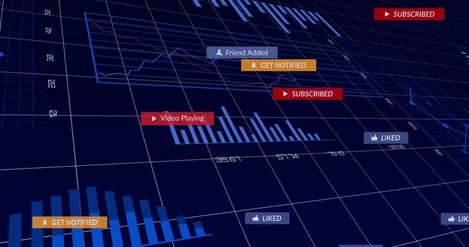 Cursor hovering over 3D data grid causing badges appearing floating grouping fading showing usage