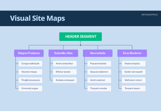 Site Map Infographic Template