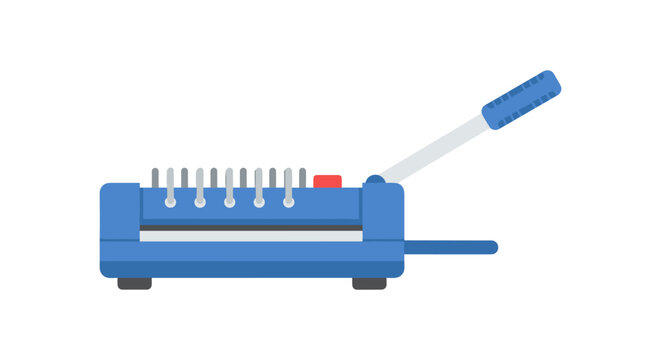 blue hole punch paper perforator