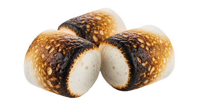 roasted marshmallow toasted burnt smores campfire treat snack food dessert marshmallows roasting charred golden brown puffy sweet yum yummy delicious tasty fluffy white