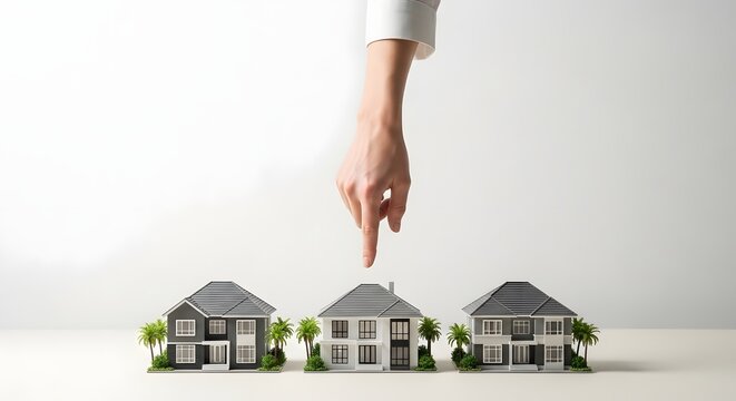 Housing market and financial planning concept