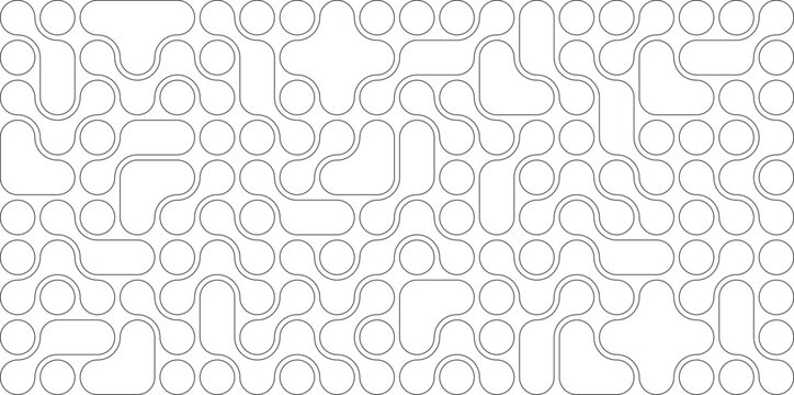Abstract Geometric Metaball Blob Shapes Pattern Background
