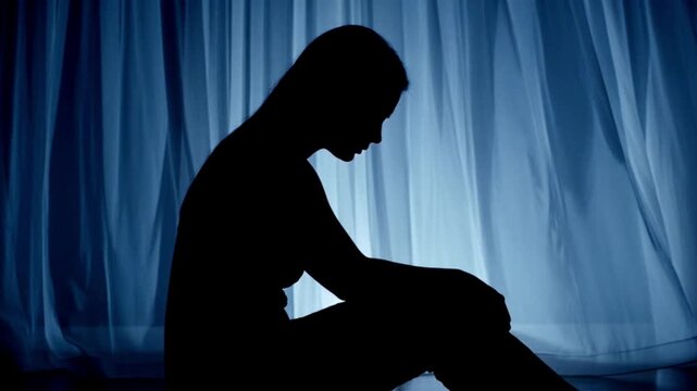 A heartbroken woman crying alone urban isolation cinematic emotional storytelling -Generative AI