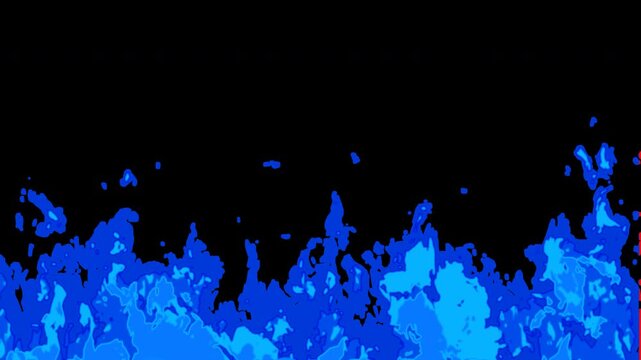 Solid Blue Fire Loop FX