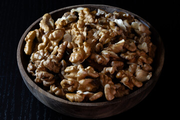 Fototapeta premium Beautiful still life photos of walnuts