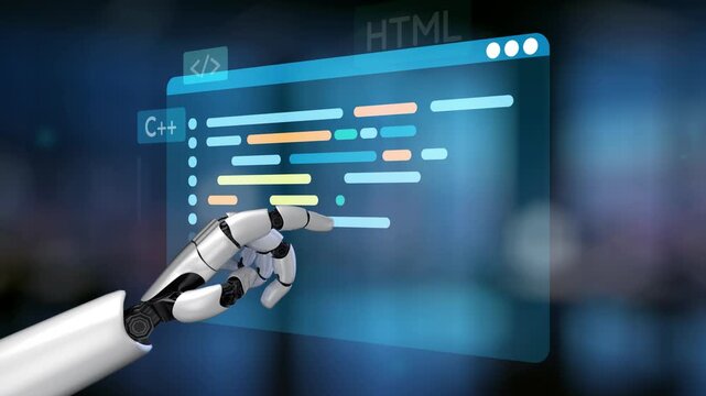 AI artificial intelligence assists software development through smart coding tools, virtual assistant debugging, and intelligent automation in digital product creation. Epoch