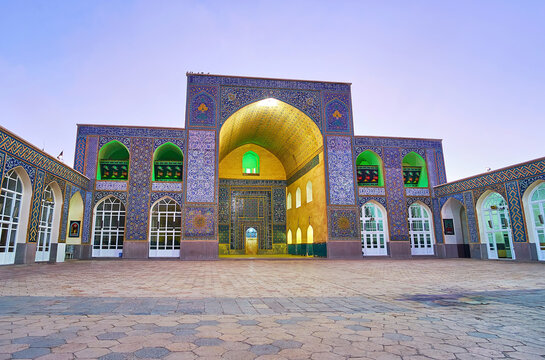 Beautiful Jame Mosque in Kerman, Iran