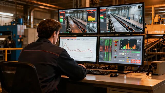 Monitoring Industrial Processes Through Visual Displays And Analytics