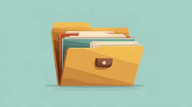 Folders of Different Colors and Designs for Organizing Papers or Documents