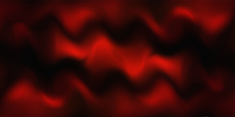 Fototapeta premium Dark red gradient background. Abstract smooth hot color gradation wallpaper. Vibrant intense blurred backdrop for banner, poster, leaflet, brochure, booklet. Fiery red orange overlay. Vector