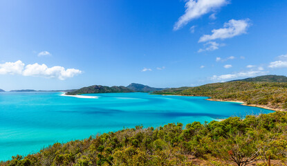Obraz premium Whitehaven Beach in Whitsunday Islands national park, Australia tropical paradise