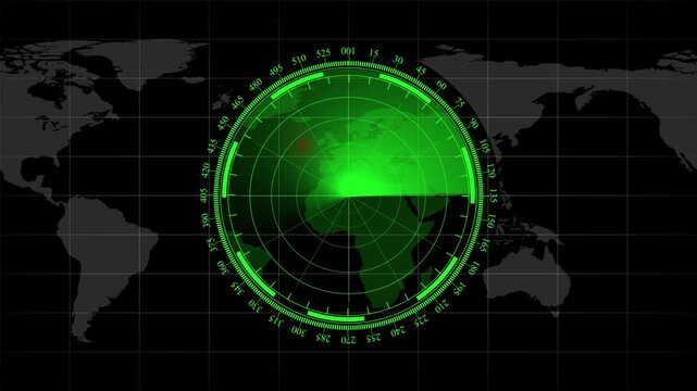 rader rotate animation video