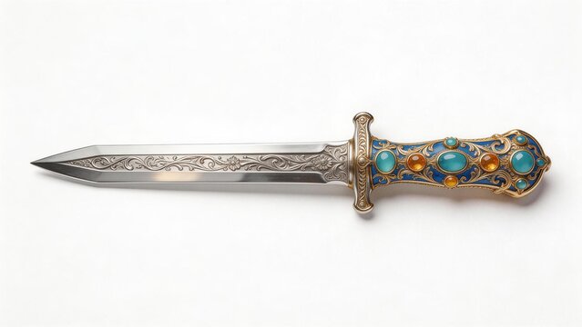 Decorative dagger with ornate handle