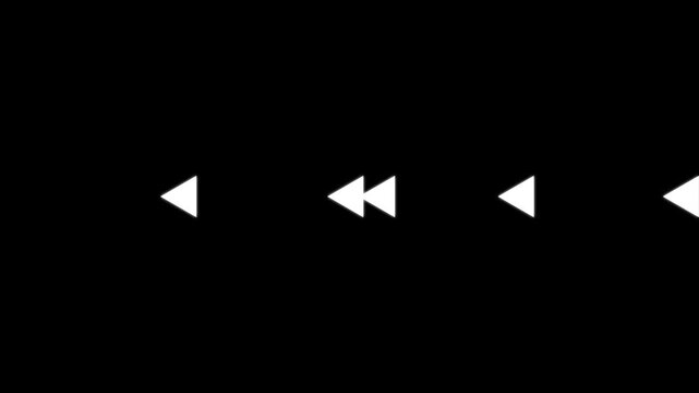 White Arrows Pointing Left on Black Background Keywords: arrow, left, white, symbol, direction