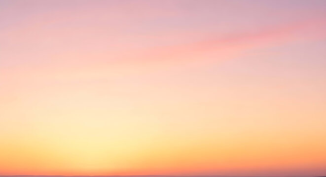 Vibrant sunset with warm hues of orange and pink gradient