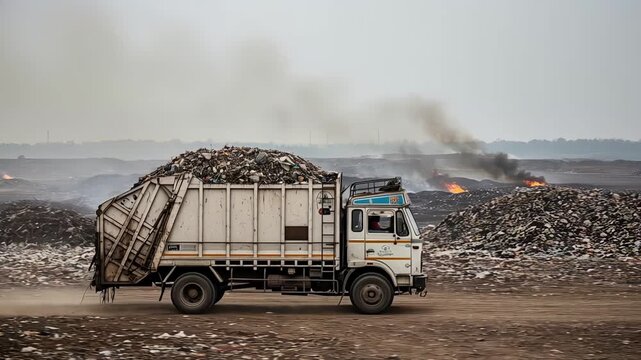 Sanitation team removes persistent fires from debrisfilled landscapes