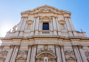 Obraz premium Basilica Sant'Andrea Della Valle - largest baroque church in Rome, Italy