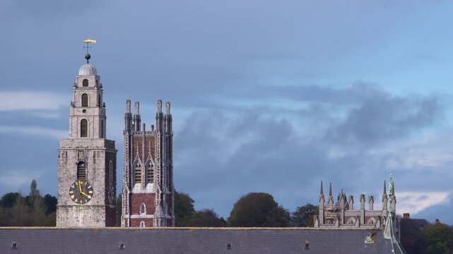Church building spires steeples skyline Cork Ireland Shandon Saint Anne