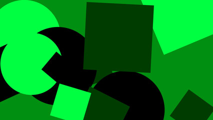 Fototapeta premium Abstract Geometric Composition of Overlapping Shapes vector background
