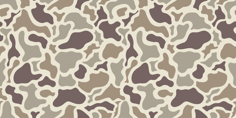 Vector duck hunter camouflage pattern, hunting camo © Rashid