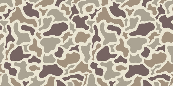 Vector duck hunter camouflage pattern, hunting camo