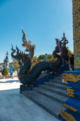 Fototapeta premium Wat Rong Seur Ten (Blue Temple), Chiang Rai